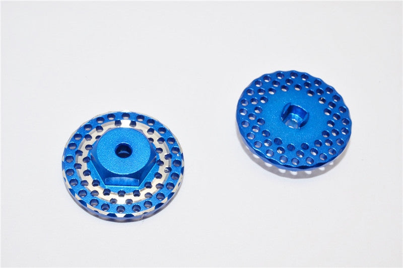 Traxxas LaTrax SST & LaTrax Teton Aluminum Brake Disk Hex Adaptors (12mmx6.5mm) - 2Pcs Blue