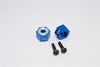 Traxxas LaTrax SST Aluminum Hex Adapter (+3mm) - 2Pcs Set Blue