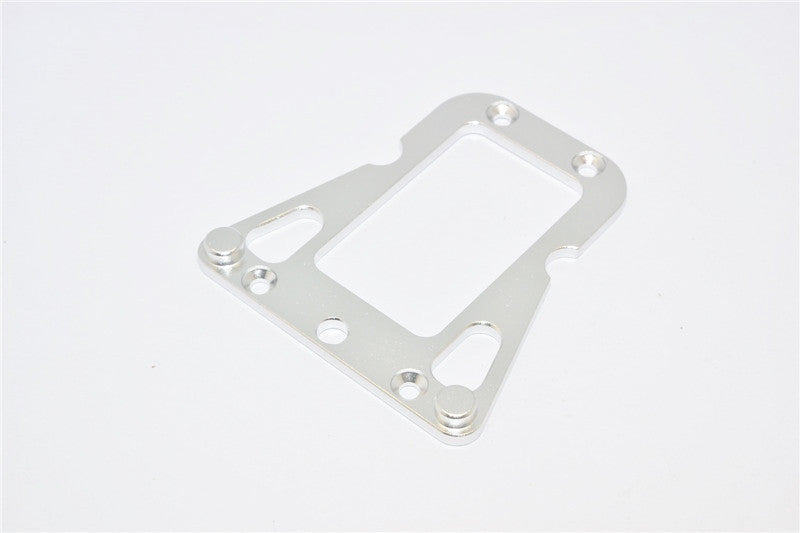 Traxxas LaTrax Rally / SST / Teton Aluminum Rear Upper Plate - 1Pc Silver