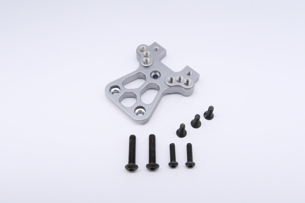 Traxxas LaTrax SST & LaTrax Teton Aluminum Front Shock Tower - 1Pc Set Gray Silver