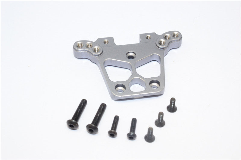 Traxxas LaTrax SST & LaTrax Teton Aluminum Rear Shock Tower - 1Pc Set Gray Silver