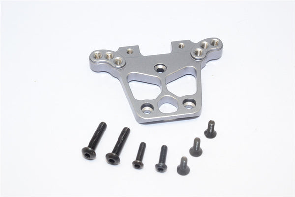 Traxxas LaTrax SST & LaTrax Teton Aluminum Rear Shock Tower - 1Pc Set Gray Silver