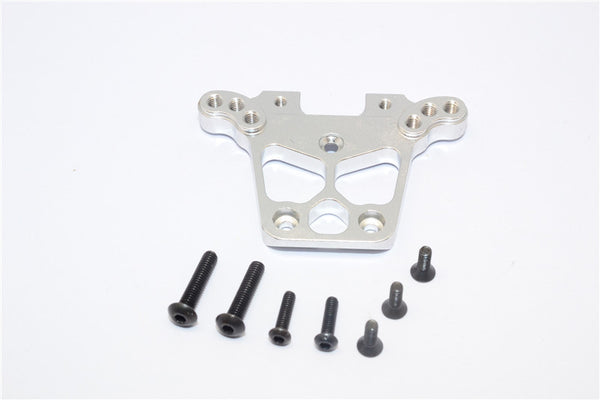 Traxxas LaTrax SST & LaTrax Teton Aluminum Rear Shock Tower - 1Pc Set Silver
