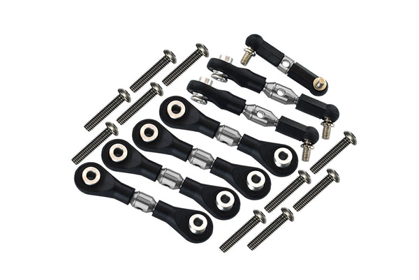 Traxxas LaTrax SST & LaTrax Teton Aluminum Completed Tie Rod - 7Pcs Set Silver