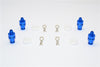 Traxxas LaTrax SST Aluminum Front & Rear Magnet Body Post - 1 Set Blue