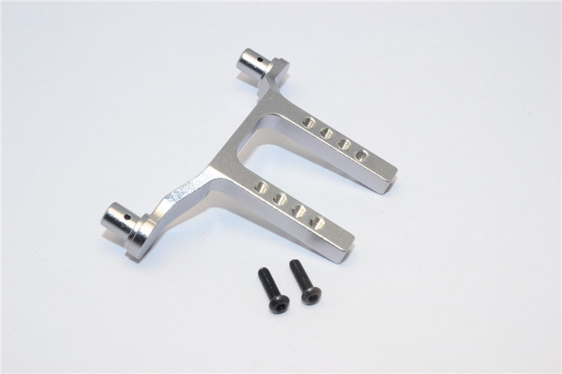 Traxxas LaTrax SST Aluminum Front/Rear Body Post Mount - 1Pc Set Gray Silver