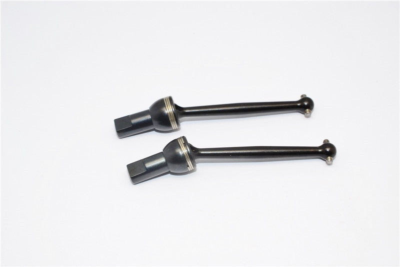 Traxxas LaTrax SST & LaTrax Teton Steel #45 Front / Rear CVD Shaft - 1Pr Black