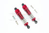 Traxxas LaTrax SST Aluminum Front/Rear Damper (57mm) - 1Pr Set Red