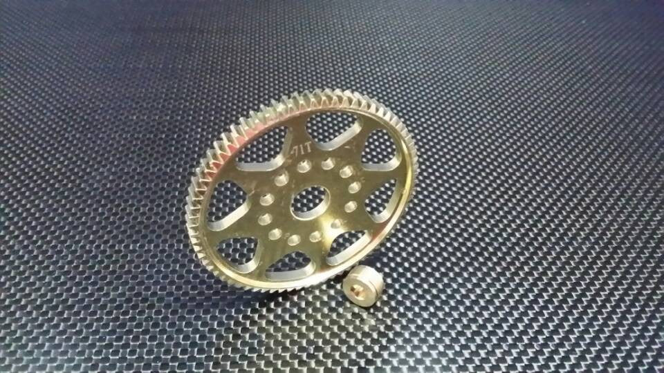 Traxxas T-Maxx Steel Main Gear 71T - 1Pc Gold