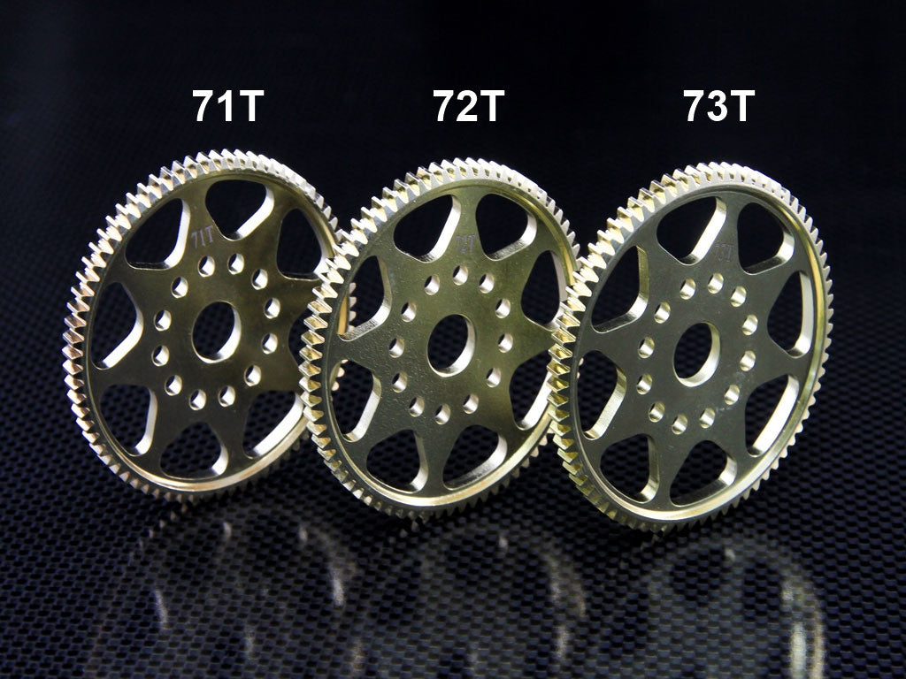 Traxxas T-Maxx Steel Main Gear 71T - 1Pc Charcoal