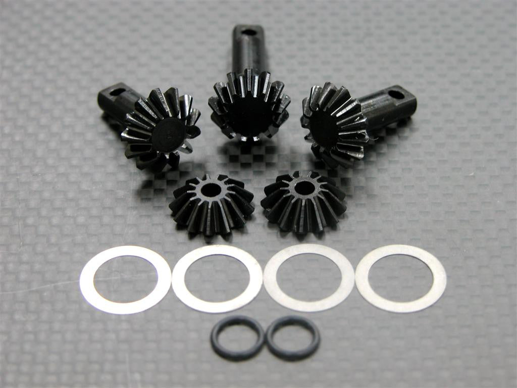 Traxxas T-Maxx Hard Steel Gear Set For Differential Assembly - 5Pcs Black