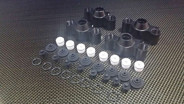 Traxxas Summit Aluminum Front + Rear Knuckle Arms - 2 Prs Set Black