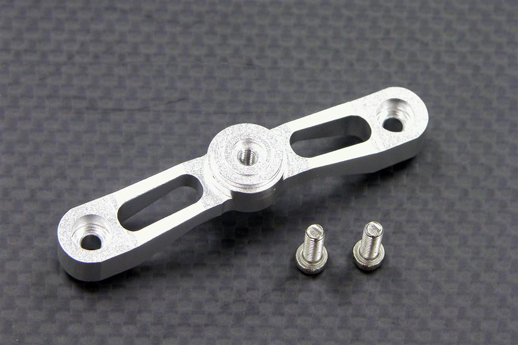 Traxxas Summit Aluminum Steering Holder With Screws - 1Pc Set Silver