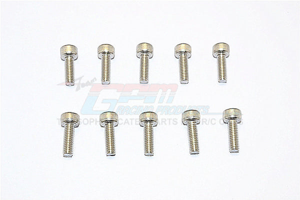 Sus304 Stainless Steel Cap Head Socket Screws M4X8mm - 10Pcs