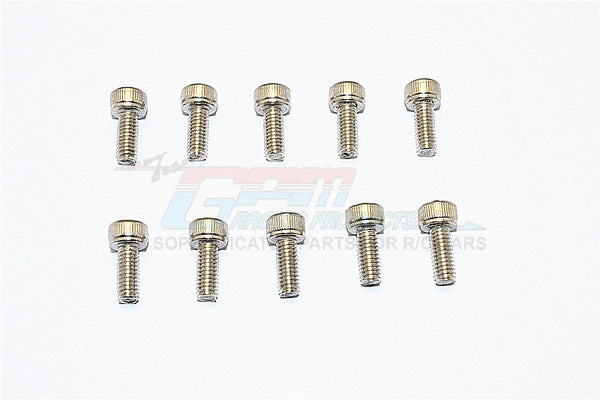 Sus304 Stainless Steel Cap Head Socket Screws M5X10mm - 10Pcs