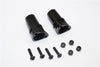 Gmade Sawback Aluminum Straight Axle Adapter - 1Pr Set Black