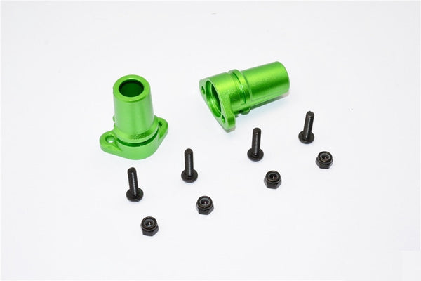 Gmade Sawback Aluminum Straight Axle Adapter - 1Pr Set Green