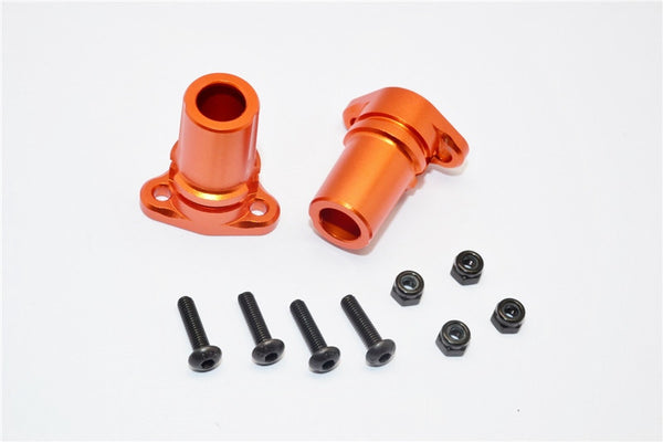 Gmade Sawback Aluminum Straight Axle Adapter - 1Pr Set Orange