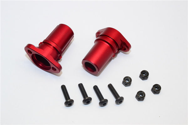 Gmade Sawback Aluminum Straight Axle Adapter - 1Pr Set Red