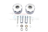 Gmade Sawback / Sawback 4LS / Komodo Aluminum Front Knuckle Arm - 1Pr Gray Silver