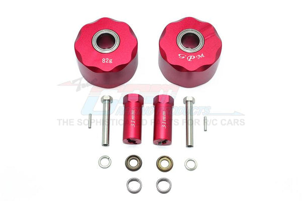 Gmade Sawback / Sawback 4LS / Komodo Aluminum Front Knuckle Arm - 1Pr Red