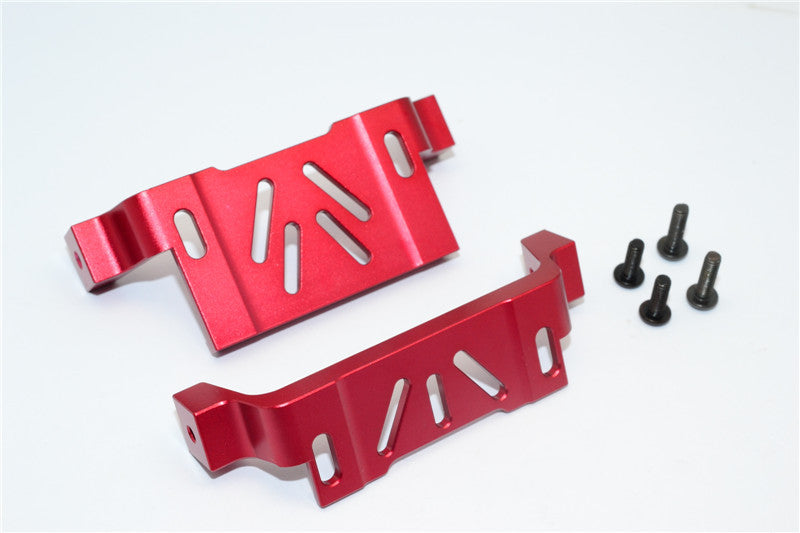 Gmade Sawback Aluminum Battery Holder - 2Pcs Set Red