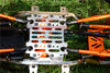 Gmade Sawback GS01 & Sawback 4LS Aluminum Gear Box Bottom Mount - 1Pc Set Orange