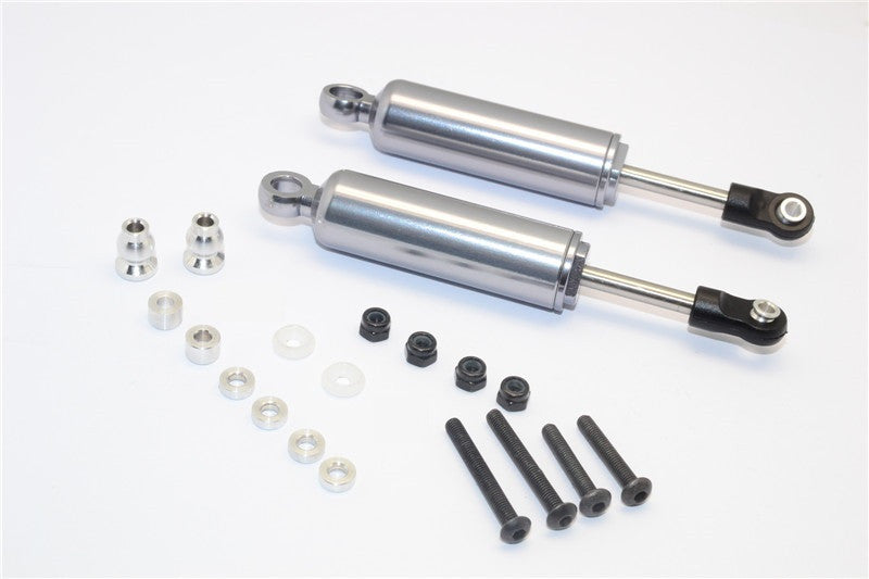 Gmade Sawback Aluminum Front/Rear Internal Shock (88mm) - 1Pr Set Gray Silver