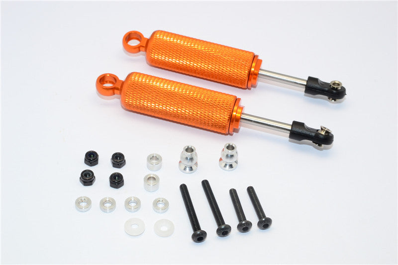 Gmade Sawback Aluminum Front/Rear Internal Shocks (88mm) With Engraving - 1Pr Set Orange