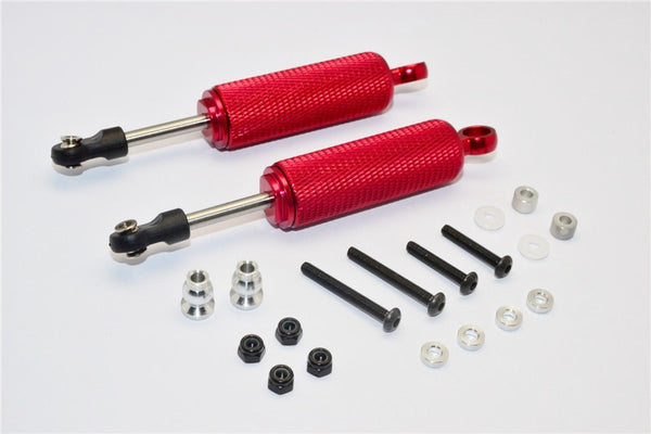 Gmade Sawback Aluminum Front/Rear Internal Shocks (88mm) With Engraving - 1Pr Set Red