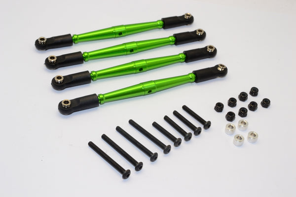 Gmade Sawback Aluminum Steering Tie Rod - 2Pcs Set Green
