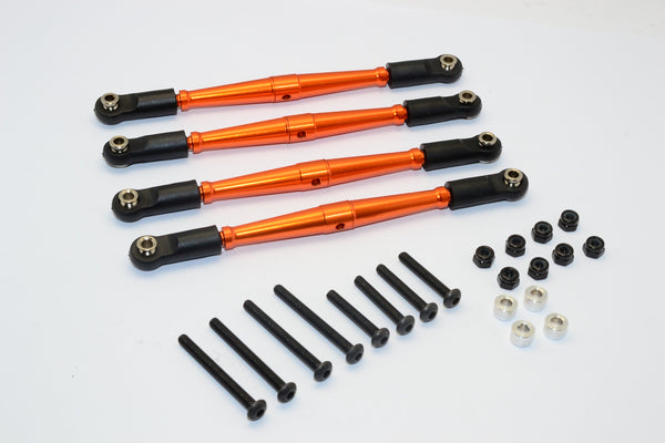 Gmade Sawback Aluminum Lower Anti-Thread Tie Rod - 4Pcs Set Orange