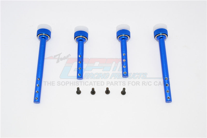 Gmade Sawback GS01 & Sawback 4LS Aluminum Front+Rear Magnet Body Post - 1 Set Blue