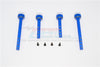 Gmade Sawback GS01 & Sawback 4LS Aluminum Front+Rear Magnet Body Post - 1 Set Blue