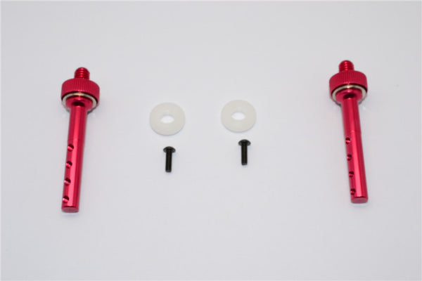 Gmade Sawback Aluminum Rear Magnet Body Mount -1 Set Red