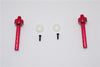 Gmade Sawback Aluminum Rear Magnet Body Mount -1 Set Red