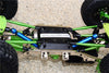 Gmade Sawback GS01 & Sawback 4LS Steel+Aluminum Front & Rear Main Drive Shaft (114mm-124mm) - 1Pr Set Green