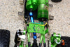 Gmade Sawback GS01 & Sawback 4LS Steel+Aluminum Front & Rear Main Drive Shaft (114mm-124mm) - 1Pr Set Green