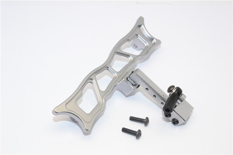 Gmade Sawback Aluminum Adjustable Tow Hitch - 1 Set Gray Silver