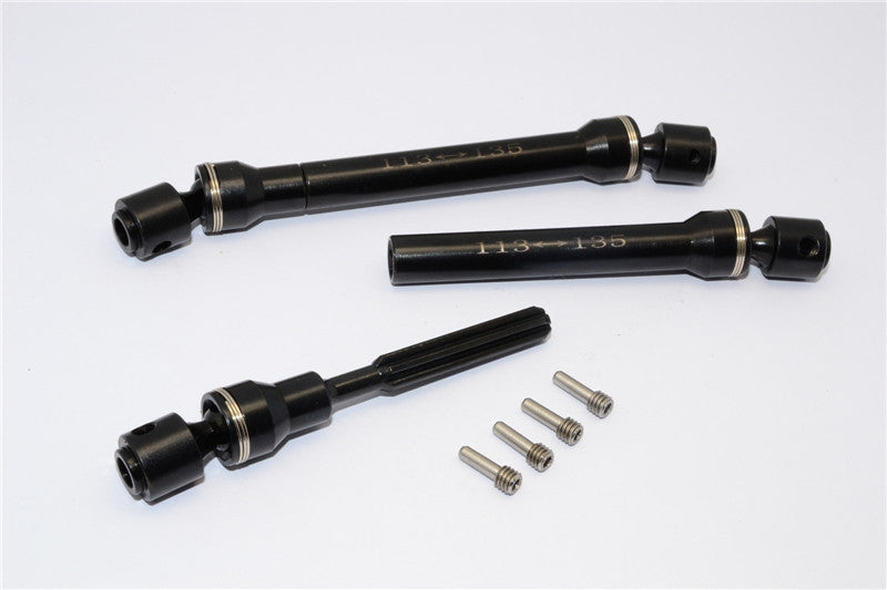 Axial Wraith Spawn Steel Center Drive Shaft - 1Pr Black