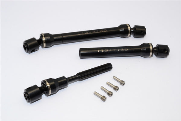 Axial Wraith Spawn Steel Center Drive Shaft - 1Pr Black