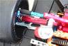 Traxxas XO-01 Supercar Harden Steel #45 Rear Axle CVD Drive Shaft With Alloy Body - 1 Pair Set Red