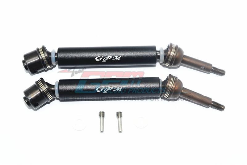 Traxxas XO-01 Supercar Harden Steel #45 Rear Axle CVD Drive Shaft With Alloy Body - 1 Pair Set Black