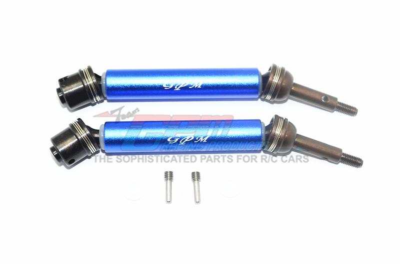 Traxxas XO-01 Supercar Harden Steel #45 Rear Axle CVD Drive Shaft With Alloy Body - 1 Pair Set Blue