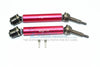 Traxxas XO-01 Supercar Harden Steel #45 Rear Axle CVD Drive Shaft With Alloy Body - 1 Pair Set Red