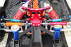 Traxxas XO-01 Supercar Stainless Steel 304 + Aluminum Rear CVD Drive Shaft - 1Pr Set Red