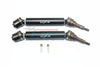 Traxxas XO-01 Supercar Harden Steel #45 Front Axle CVD Drive Shaft With Alloy Body - 1 Pair Set Black
