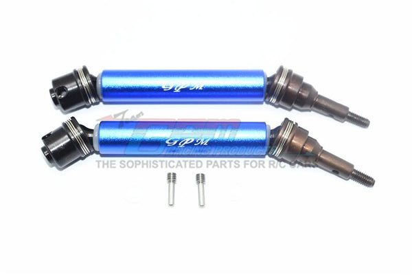 Traxxas XO-01 Supercar Harden Steel #45 Front Axle CVD Drive Shaft With Alloy Body - 1 Pair Set Blue