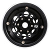 Aluminum 1.9" Alloy Beadlock Wheel Rim Hub for 1/10 RC Crawler Car Axial SCX10 90046 Traxxas TRX4 Redcat Gen8- 4Pc Black