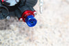 Tamiya T3-01 Dancing Rider Trike Aluminum Wheel Hex Adapter (+1mm) - 1Pr Set Red